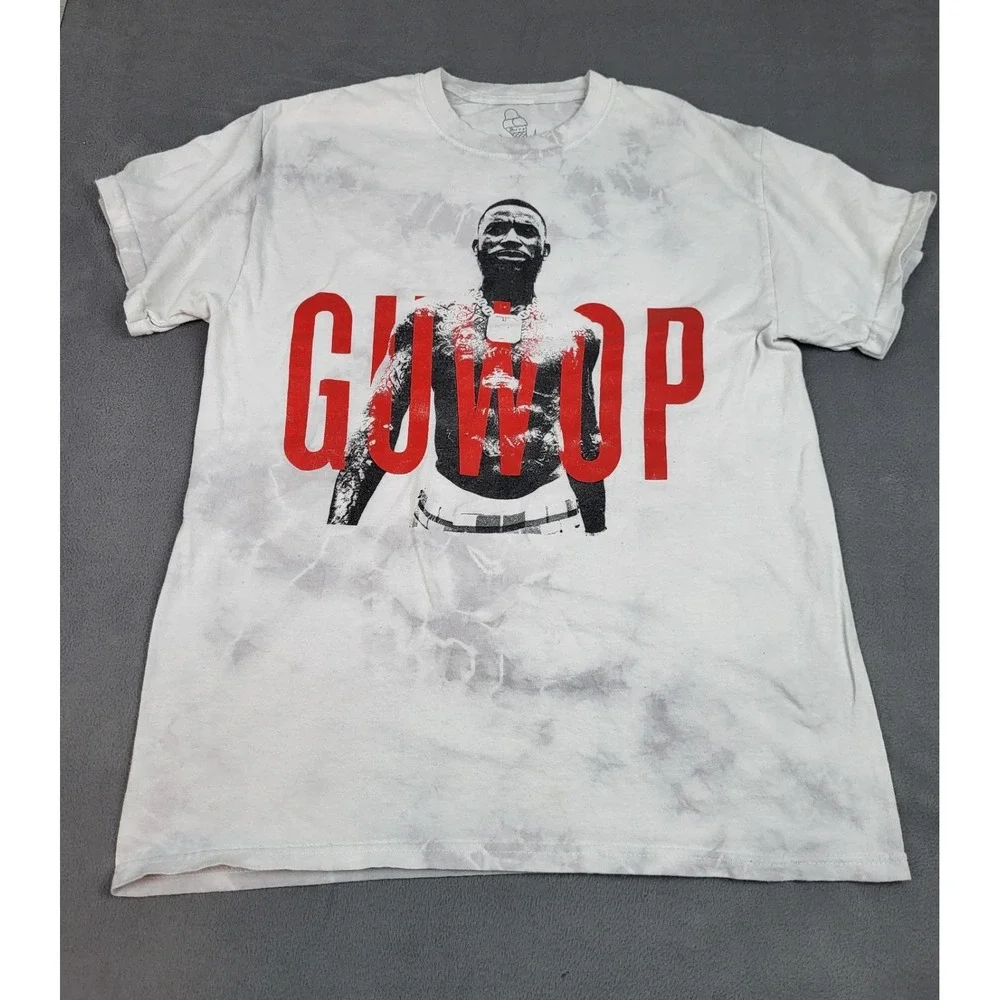 Gucci Mane Guwop Shirt Adult Medium White Brrr Hip Hop Legend Super Cold Crew